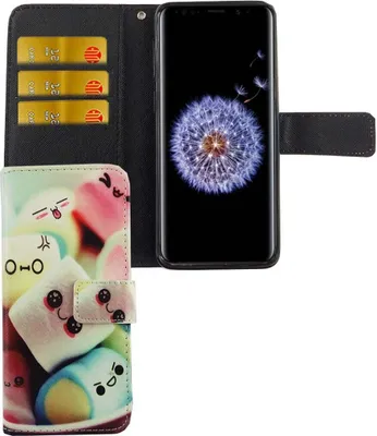 Produktbild von Handyhülle Tasche für Handy Samsung Galaxy S9 Schriftzug Marshmallows