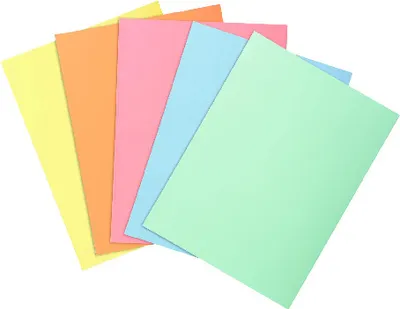 Produktbild von Exacompta 10x 100er Packung Aktendeckel SUPER 60 22x31cm - sortiert - 850100E