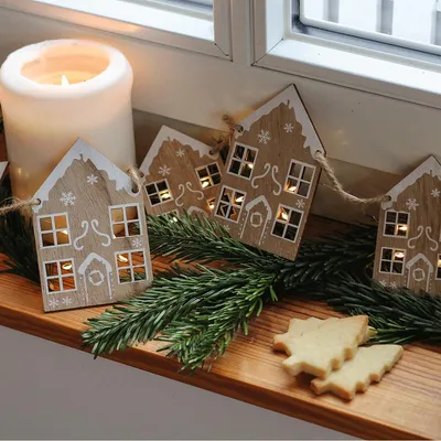 Immagine prodotto di Mosè luci fatate casa di legno 16739