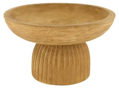 Produktbild von Schale aus Holz mit Standfuß, Ø28x16cm