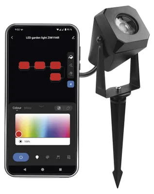 GoSmart venkovní LED bodové světlo, rozšiřující sada, 1 díl, 1,5W, RGBIC stmívatelné, WiFi