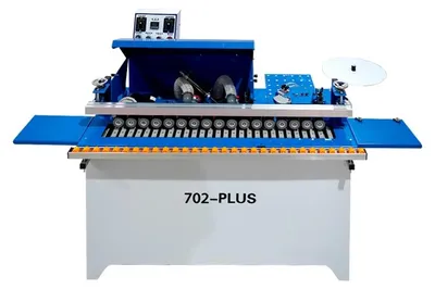 Produktbild von Kantenanleimmaschine - Vollautomatische Kantenbearbeitung - Kopf- und Endenkappung - Plattenkantenversiegelung - Holzbearbeitungstisch - 110V