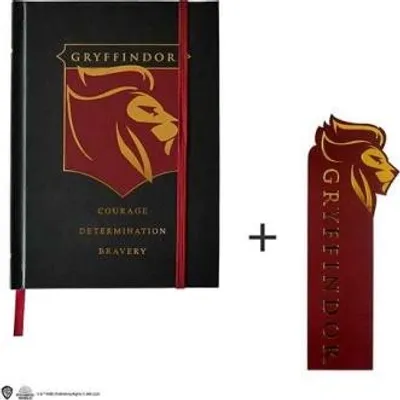 Obrázek produktu pro Harry Potter Zápisník A5 + záložka - Nebelvír