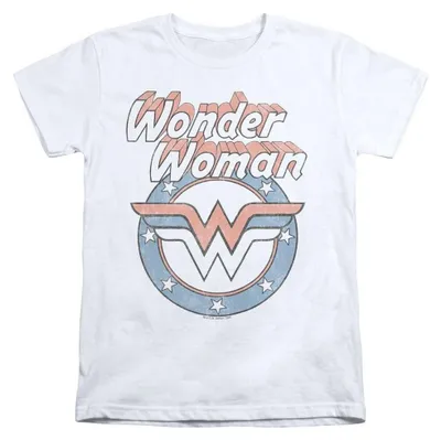 Produktbild von Wonder Woman - T-Shirt für Damen, Anliegend TV37375 (XL) (Weiß)