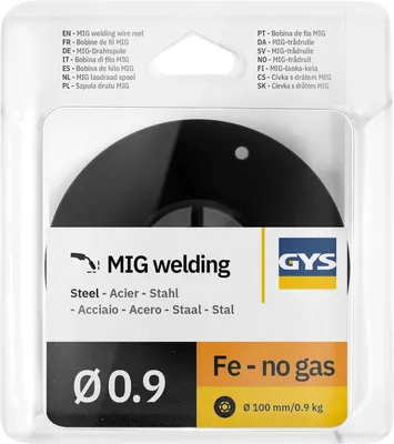Produktbild von GYS 086104, Elektrische Schweißmaschine, 0,9 mm, 900 g