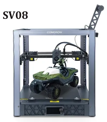Produktbild von SV08 - CoreXY FDM 3D-Drucker - 350×350×345 mm Bauraum - bis 700 mm/s - 300 °C Hotend - Auto-Leveling - WLAN & Kamera - 0,4 mm Düse