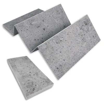 Produktbild von 3D-Wandpaneele Beton 73 | Dekorative Wand- und Deckenpaneele aus Polystyrol | 274 x 50 cm | 3 Stück | Industrielle Betonoptik