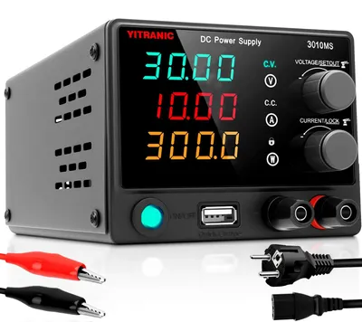 Labor-Netzteil 0-30V / 0-10A, 300W, LED-Display