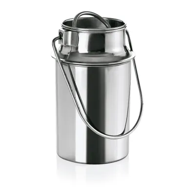 Produktbild von Transportkanne Mit Tragebügel und Steckdeckel, 2 L, Chromnickelstahl, silber