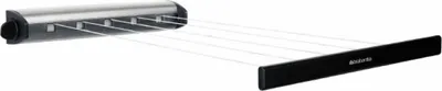 Produktbild von Brabantia Pull-Out Drying Lines Set, 2 pcs, Wall-mountable rack, Edelstahl, 475 mm, 80 mm, 78 mm
