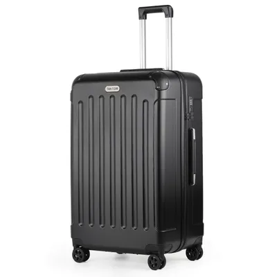 Produktbild von Hartschalen-Trolley ABS Handgepäck Koffer Rollkoffer Reisekoffer Hartschalenkoffer, mit 4 Rollen 360° Große Kapazität Trolley