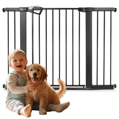 Image de Milly Mally Barrière de sécurité Milly Mally Guardy 118 noire - avec rallonges