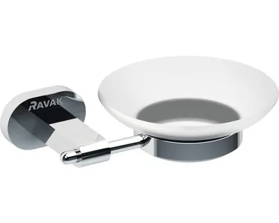 Produktbild von Ravak Chrome - Halter mit Seifenschale, Chrom/Glas X07P187