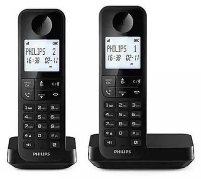 Image de Téléphone fixe Philips D2702b Transparent  Transparent Taille unique