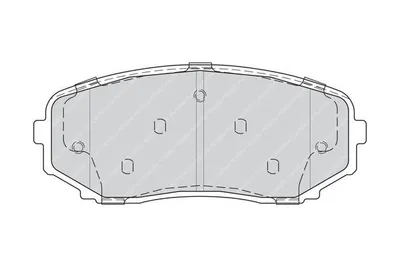 Produktbild von FERODO Bremsbeläge Satz Vorne für MAZDA CX-5 (KF) FDB4365
