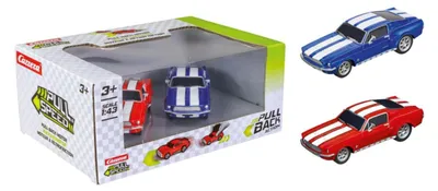 Produktbild von Carrera Pullback Ford Mustang '67 Doppelpack – 1:43