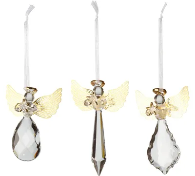 Produktbild von Villeroy & Boch Winter Collage Accessoires Glashänger Engel Set3