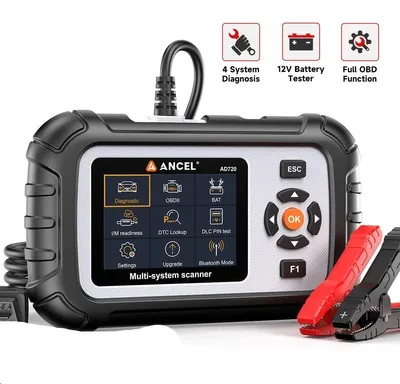 Immagine prodotto di Strumento di autodiagnosi OBD2 - Scanner per auto - Tester di diagnostica motore - Lettore di codici di errore - Sistema di diagnostica