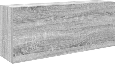 Produktbild von vidaXL Bad-Wandschrank Grau Sonoma 100x25x40 cm Holzwerkstoff