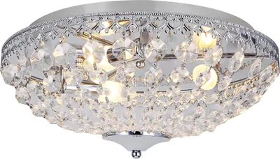 Produktbild von Deckenleuchte Kunst-Kristalle [Ø40cm] Kristalleuchte Deckenlampe Lampe [lux.pro]