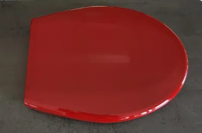 Produktbild von Sanit WC-Deckel 7000 Weinrot – Thermoplast mit Edelstahlscharnieren