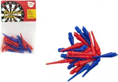 Produktbild von Plastikspitzen 20pcs für Wurfpfeile im Beutel 6x9cm