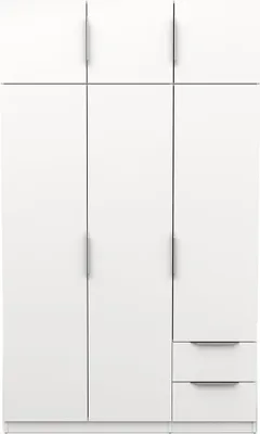 Image de Armoire 6 portes et 2 tiroirs Ghost - L119,4 cm