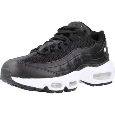 Produktbild von Nike Air Max 95 Sneaker Schwarz mit sichtbarer Air-Dämpfung und strapazierfähigem Obermaterial
