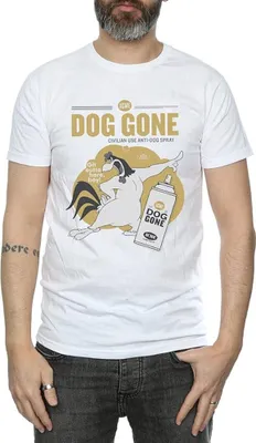 Produktbild von Looney Tunes - "Dog Gone" T-Shirt für Herren BI1419 (3XL) (Weiß)