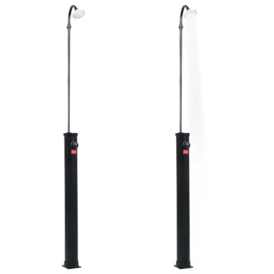 Produktbild von vidaXL Garten-Solardusche Schwarz 215 cm 8 L