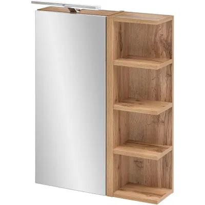 Immagine prodotto di Armadietto a specchio Möbelpartner Matteo 50 x 16 x 76 cm rovere naturale