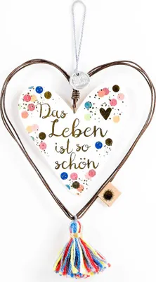 Produktbild von Schmuckherz "Das Leben ist so schön"