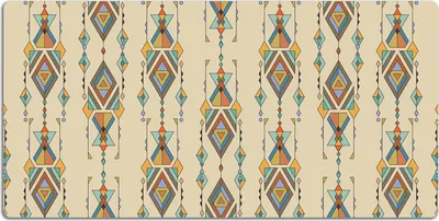 Produktbild von Schreibtischmatte Tischunterlage 120x60 cm Mauspad - Aztec-Stil