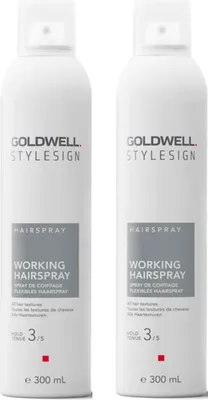Produktbild von Goldwell | Haarspray Stylesign Perfect Hold Magic Finish - 2x300ml - Starkes Halten - Glanz und Farbvertiefung