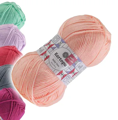 100g Strickgarn Kartopu BABY ONE Antipilling hell lachs