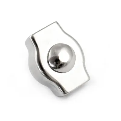 Produktbild von Edelstahl SIMPLEX Klemme 3mm  5 Stück    Klemme Drahtseilklemme Seilklemme V4A