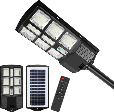 Produktbild von Peviasot 280 LED Solarlampen für Außen Bewegungsmelder IP67 Solarleuchte Solarlampe 300w Wasserdichte Wandleuchte Garten Gartenleuchten Aussenleuchte