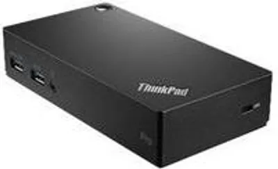 Zdjęcie produktu dla Lenovo ThinkPad USB 3.0 Pro Dock, Przewodowa, USB 3.2 Gen 1 (3.1 Gen 1) Type-A, 3,5 mm, 10,100,1000 Mbit/s, Czarny, Lenovo