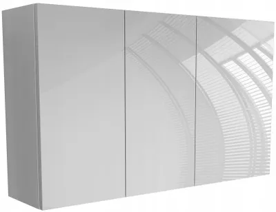 Zdjęcie produktu dla wisząca szafka łazienkowa 100 do łazienki biały mat + połysk 100x60