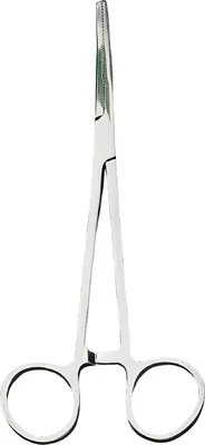 Produktbild von Jenzi Arterienklemme Gebogen Hakenlöser Edelstahl 16cm