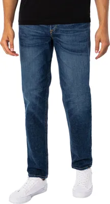 Produktbild von Diesel 5-Pocket D-Finitive weite Passform blaue Baumwolle