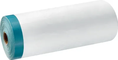 Produktbild von Abdeckfolie 270cm mit Gewebeklebeband UV stabil - Außen Abklebeband Folienklebeband Gewebe Masker Gewebeband Klebeband Abdeckband Malerfolie 2700mm