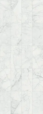 Produktbild von VILO Motivo Wandpaneele - Wasserfest & UV-Beständig - Klick-Montage - 2,65m² (4 Paneele) - 265x25cm - Carrara Tiles