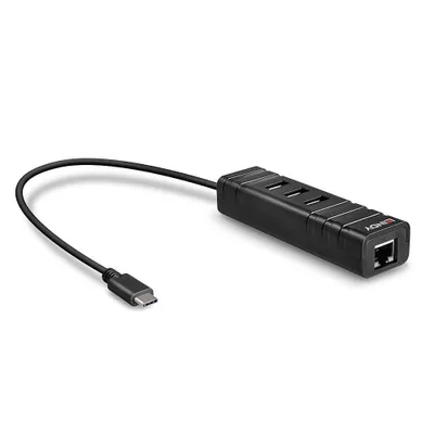 Immagine prodotto di LINDY Hub USB 3.1 e adattatore Gigabit Ethernet USB Tipo C