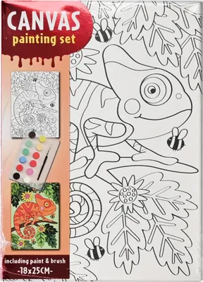 Obrázok produktu pre Súprava na maľovanie na plátno neutrálna 18x25cm