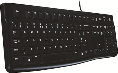 Obrázek produktu pro Logitech K120 Tastatur Schwarz Deutsch Kabelgebunden