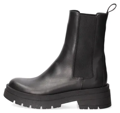 Obrázok produktu pre Dámske čižmičky Valeriana čierne z pravej kože so zipsom a behúňom lug Black B 35