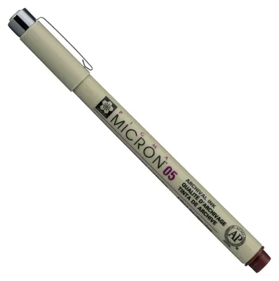 Produktbild von SAKURA Pigma Micron Fineliner Burgundy 0,45–0,50 mm - 05 0,45 mm