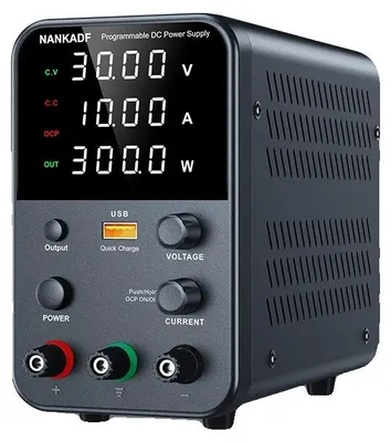 Produktbild von DC Lab-Netzteil, 30V Ausgang, 10A Strom, Schwarz WPS3010H-N