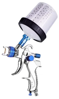 Zdjęcie produktu dla Akumulatorowy, przenośny pistolet pneumatyczny do malowania z regulowanym zaworem i zbiornikiem o pojemności 600 ml – do malowania w domu i na samochodzie